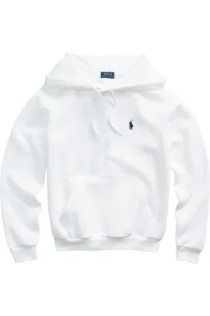 Ralph Lauren Sweathshirts & Hoodies, Dame, Hvid, XL, Bomuld, Hoodie