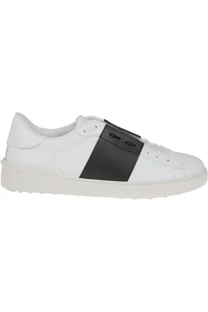 VALENTINO Sko, Herre, Hvid, 41 EU, Uld, Open Sneakers