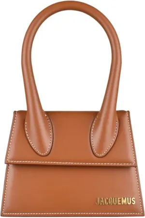 Jacquemus Taske, Dame, Brun, ONE SIZE, Uld, Le Chiquito Moyen Bag