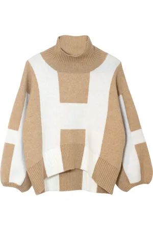 Hest Strik, Dame, , L/XL, Uld, Halsrund strikket sweater