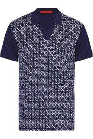 Carolina Herrera Top, Herre, Blå, S, Bomuld, Poloshirt