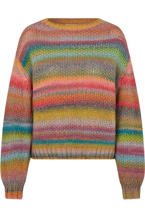 Lollys Laundry Strik, Dame, Flerfarvet, M, Tyl, Farverig Strikket Trøje Fairhavenll Style