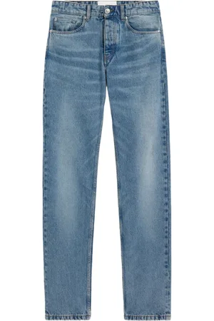 Ami Jeans, Herre, Blå, W31, Denim, Blå Brugte Straight-Fit Denim Jeans