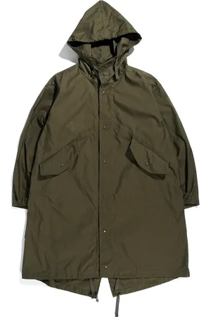 ENGINEERED GARMENTS Frakke, Herre, Grøn, L, Bomuld, Militær Parka Jakke