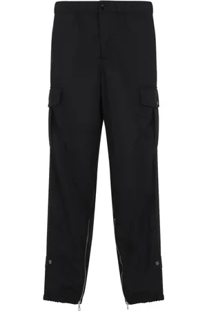 DRIES VAN NOTEN Bukser, Herre, Sort, XL, Uld, Stilfulde Pebble Bukser