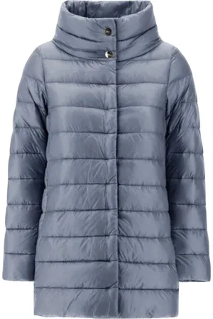 HERNO Jakke, Dame, Grå, S, Nylon, Amelia Ultralight Dunjakke A-facon