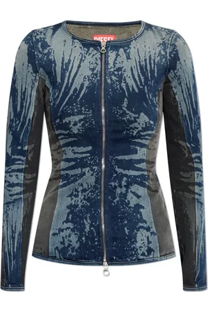 Diesel Jakke, Dame, Blå, M, Denim, Denim Top De-Gary-S
