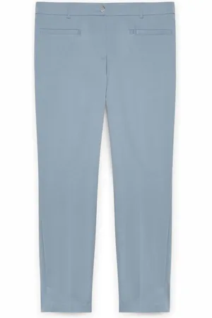 Fiorella rubino Bukser, Dame, Blå, XS, Polyester, Lige bukser med Lenzing™ Ecovero™ Viskose