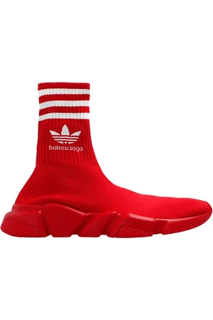 Balenciaga Sko, Dame, Rød, 35 EU, Speed Sock Sneakers