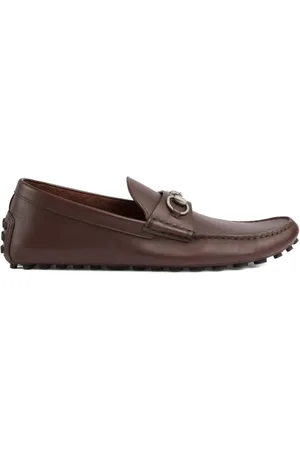 Gucci Sko, Herre, Brun, 41 1/2 EU, Læder, Driver Loafers
