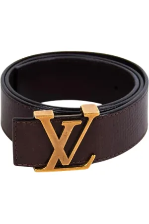 LOUIS VUITTON Pre-owned, Dame, Brun, ONE SIZE, Læder, Pre-owned Læderbælte