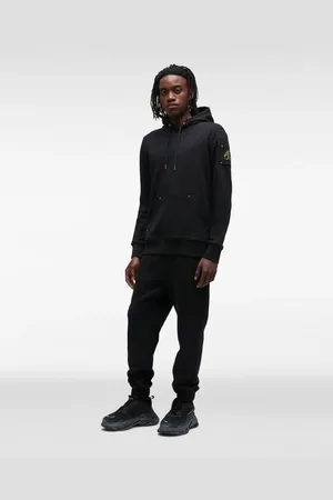 Moose Knuckles Sweathshirts & Hoodies, Herre, Sort, S, Uld, Gold Martense Hoodie