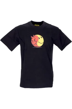 MARKET Top, Herre, Sort, XL, Bomuld, Smiley Logo T-shirt