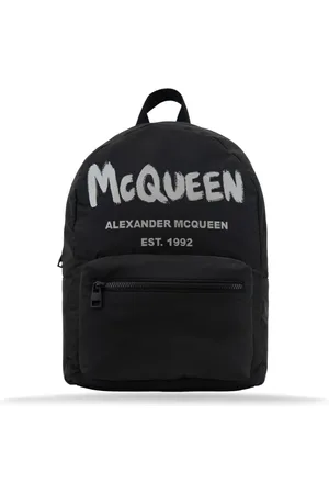 Alexander McQueen Taske, Dame, Sort, ONE SIZE, Læder, Smart Kvinders Læder Rygsæk