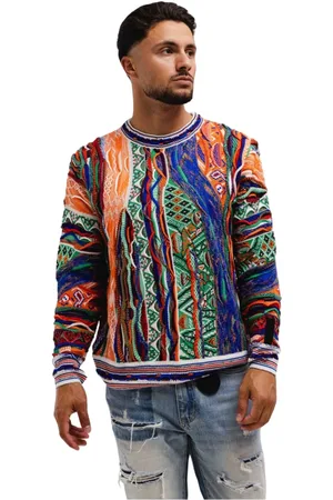 Carlo Colucci Strik, Herre, Flerfarvet, S, Bomuld, C12501 751 Sweater