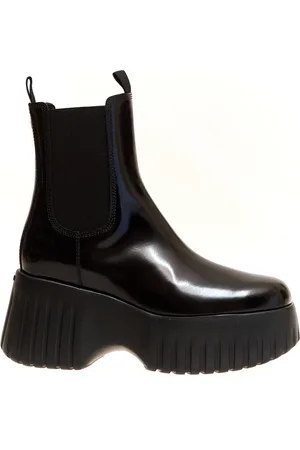 Hogan Sko, Dame, Sort, 39 EU, Uld, Chelsea Støvler