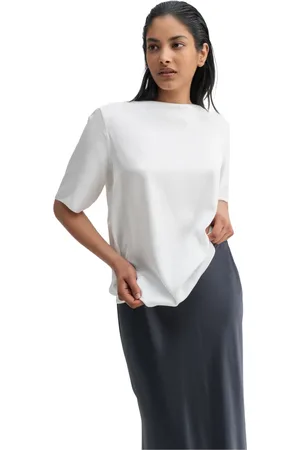 Ahlvar Gallery Bluser & Skjorter, Dame, Hvid, L, Yoli silkebluse