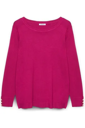 Fiorella rubino Strik, Dame, Lyserød, L, Pullover med Lenzing™ Ecovero™ Viskose