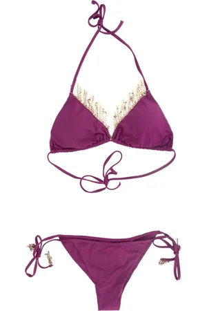MISS BIKINI Badetøj, Dame, Lilla, M, Uld, Blonde Bikini Sæt