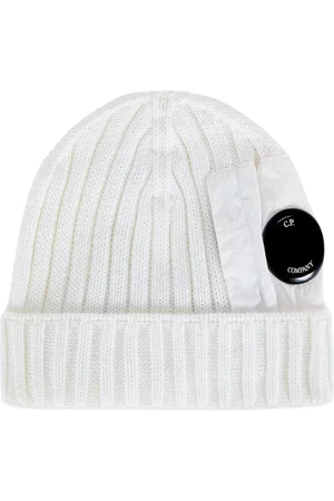 C.P. Company Tilbehør, Herre, Hvid, ONE SIZE, Uld, Uldhue