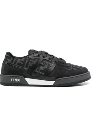 Fendi Sko, Herre, Sort, 40 EU, Lace-Up Flats