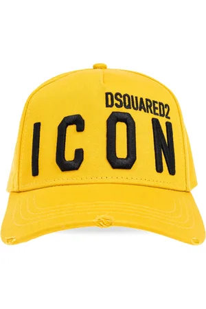 Dsquared2 Tilbehør, Herre, Gul, ONE SIZE, Bomuld, Baseball Cap