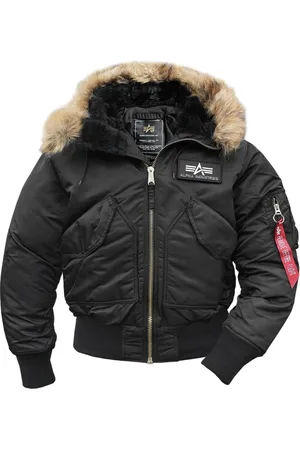 Alpha Industries Jakke, Herre, Sort, M, Uld, 45P Hooded Jacket