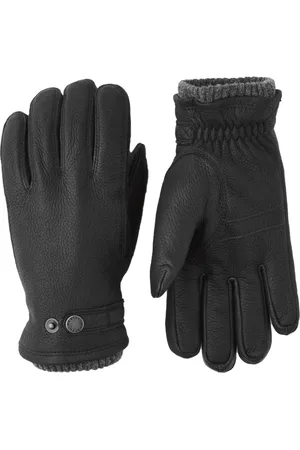 Hestra Tilbehør, Herre, Sort, 7 IN, Utsjö Deerskind Primaloft Handsker