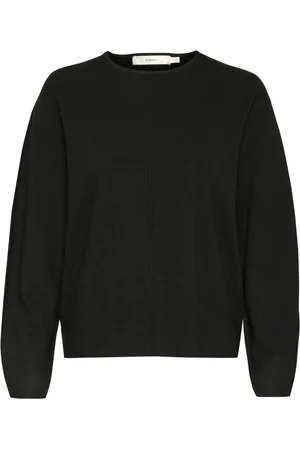 INWEAR Strik, Dame, Sort, M, Uld, Sort Strik Pullover Sweater