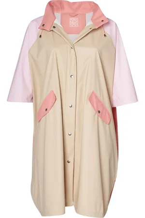Pont Neuf Jakke, Dame, Lyserød, M/L, Polyester, Oversized Rose Randi Jakke med Hætte
