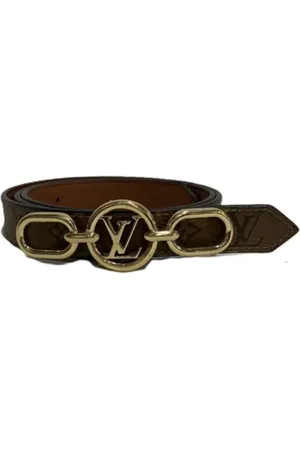 LOUIS VUITTON Pre-owned, Dame, Brun, ONE SIZE, Tyl, Pre-owned Laeder baelter