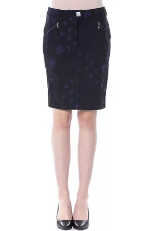 Byblos Nederdel, Dame, Sort, M, Bomuld, Avantgarde Elegance Tulip Short Nederdel