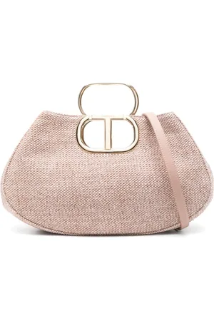 Twin-Set Taske, Dame, Lyserød, ONE SIZE, Uld, Rosa Tasker til et stilfuldt look