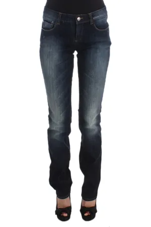 Costume National Jeans, Dame, Blå, W26, Bomuld, Slim Fit Bl Jeans
