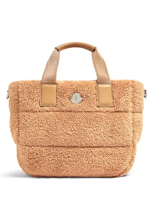 Moncler Taske, Dame, , ONE SIZE, Uld, Stilfuld Tote Taske i Sort