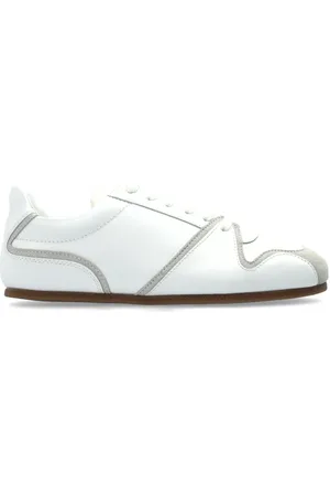 Moschino Sko, Dame, Hvid, 38 EU, Læder, Lædersneakers