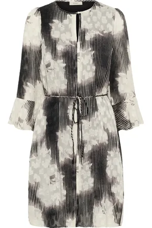 INWEAR Kjole, Dame, Flerfarvet, XS, Neutral Illuminating Florals Kjole