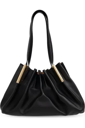 ULLA JOHNSON Taske, Dame, Sort, ONE SIZE, Uld, Ruched Mini Tote Taske