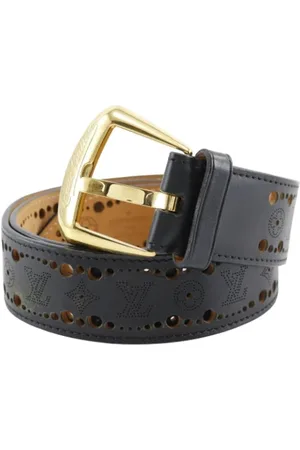 LOUIS VUITTON Pre-owned, Herre, Sort, ONE SIZE, Læder, Pre-owned Laeder baelter