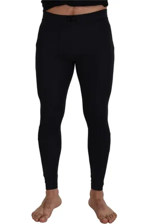 Dolce & Gabbana Bukser, Herre, Sort, M, Uld, Elegant Sort Designer Bukser
