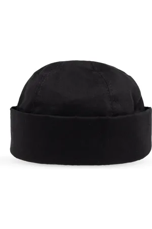 Moschino Tilbehør, unisex, Sort, ONE SIZE, Bomuld, Bomulds kasket med logo patch