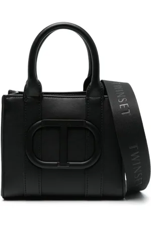 Twin-Set Taske, Dame, Sort, ONE SIZE, Uld, Sorte tasker til et stilfuldt look