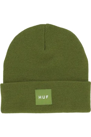 Huf Tilbehør, Herre, Grøn, ONE SIZE, Uld, Pesto Beanie Sæt med Boks
