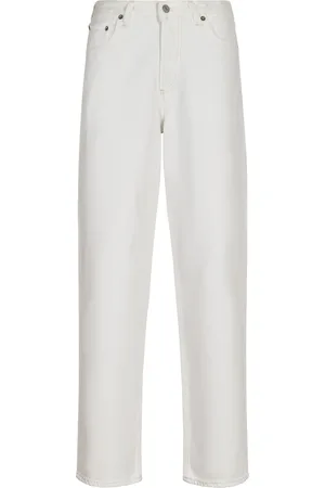 AGOLDE Jeans, Dame, Hvid, W29, Baggy V-Talje Jeans