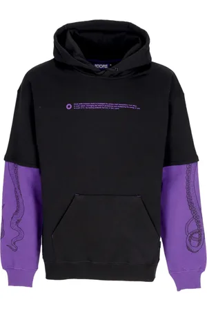 Octopus Sweathshirts & Hoodies, Herre, Sort, XL, Bomuld, Sort Logo Hættetrøje