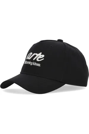 Arte Antwerp Tilbehør, unisex, Sort, ONE SIZE, Bomuld, Curvy Visor Broderet Logo Kasket Sort
