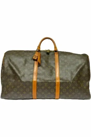 LOUIS VUITTON Pre-owned, unisex, Brun, ONE SIZE, Uld, Pre-owned canvas tasker