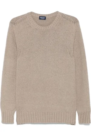 DRUMOHR Strik, Herre, , M, Ribbed Crew Neck Sweater