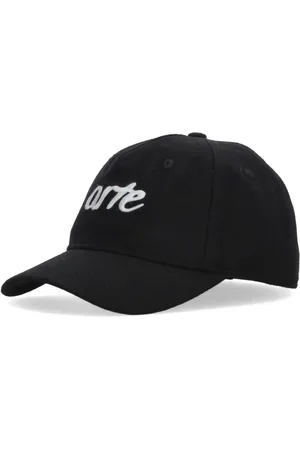 Arte Antwerp Tilbehør, unisex, Sort, ONE SIZE, Uld, Buet skygge broderet logo uld kasket