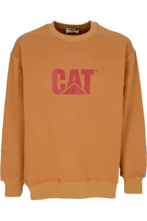 Caterpillar Sweathshirts & Hoodies, Herre, Brun, M, Bomuld, Big Logo Crewneck Sweatshirt